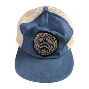 Vintage Lone Star Industrial Supply Co Trucker Hat Snapback Texas Wardell Ent.